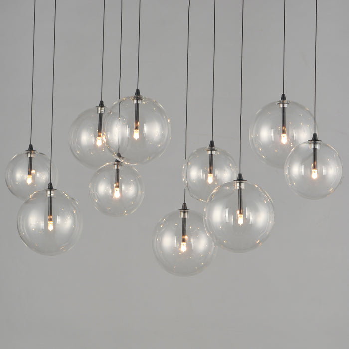 ET2 Global 10-Light LED Pendant Model: E25079-18BK