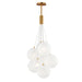 ET2 Burst 9-Light LED Pendant - Frost Model: E25087-54GLD