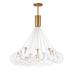 ET2 Burst 20-Light LED Pendant - Clear Model: E25088-18GLD