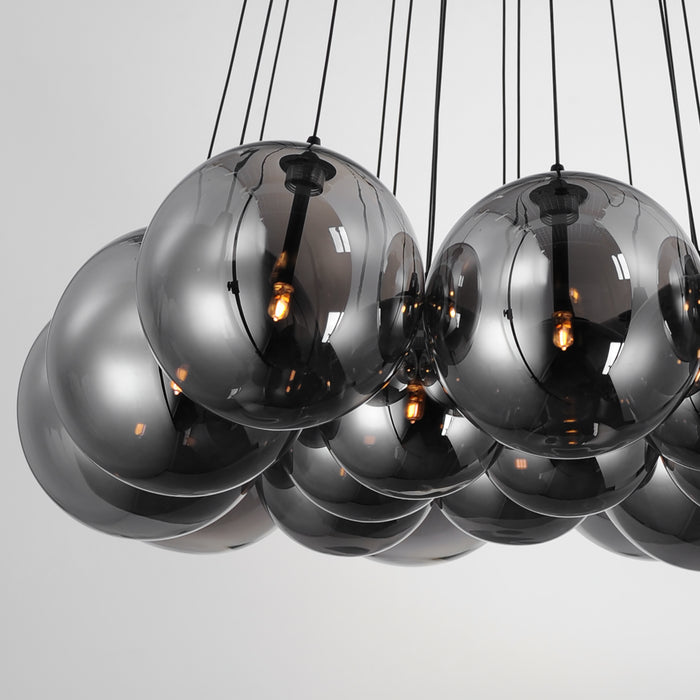 ET2 Burst 20-Light LED Pendant - Smoke Model: E25088-142BK