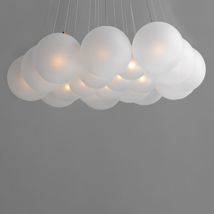 ET2 Burst 20-Light LED Pendant - Frost Model: E25088-54GLD