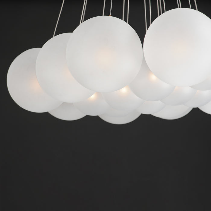 ET2 Burst 20-Light LED Pendant - Frost Model: E25088-54GLD