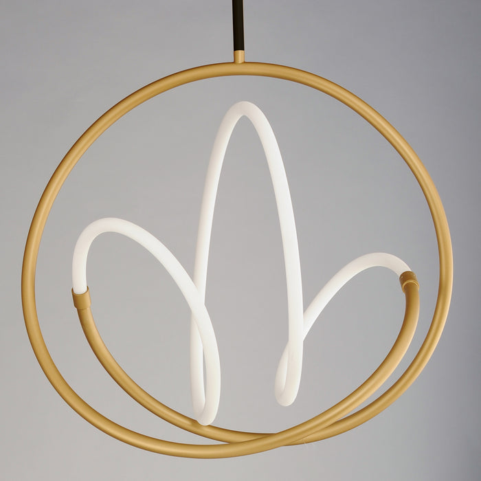 ET2 Mobius 24 LED Pendant Model: E25094-01BKGLD