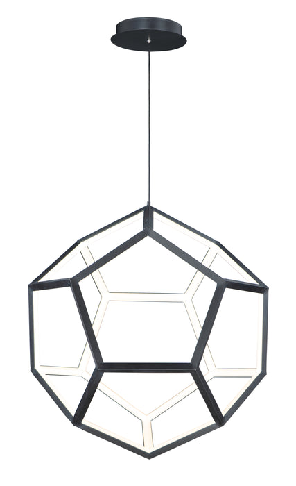 ET2 Penta Medium LED Pendant Model: E25104-BK