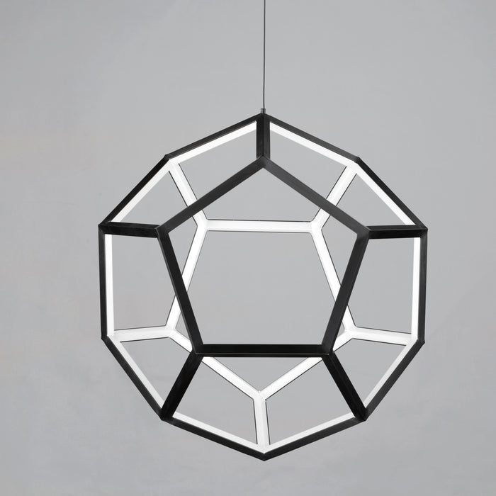 ET2 Penta Medium LED Pendant Model: E25104-BK