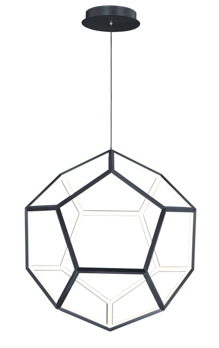 ET2 Penta Large LED Pendant Model: E25106-BK