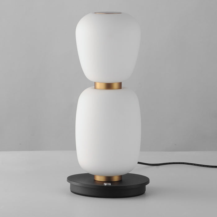ET2 Soji Double Stack Portable Lamp Model: E25166-92BKGLD
