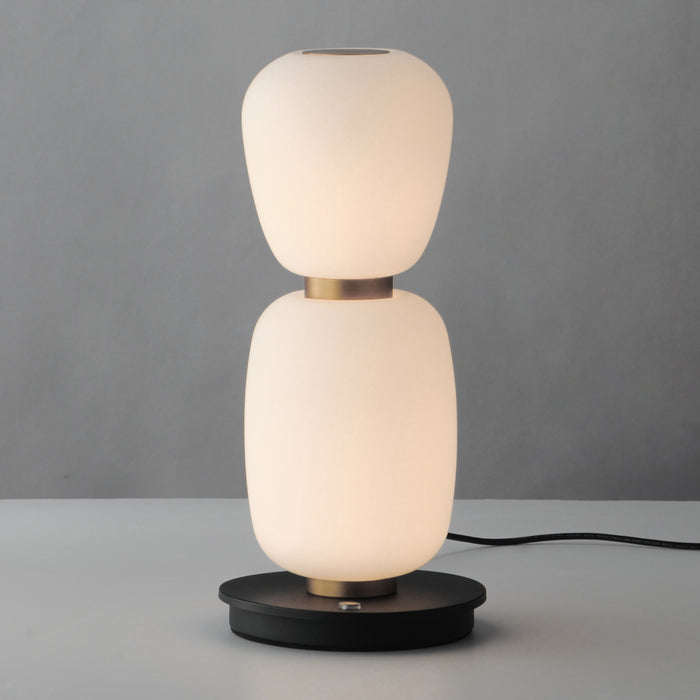 ET2 Soji Double Stack Portable Lamp Model: E25166-92BKGLD