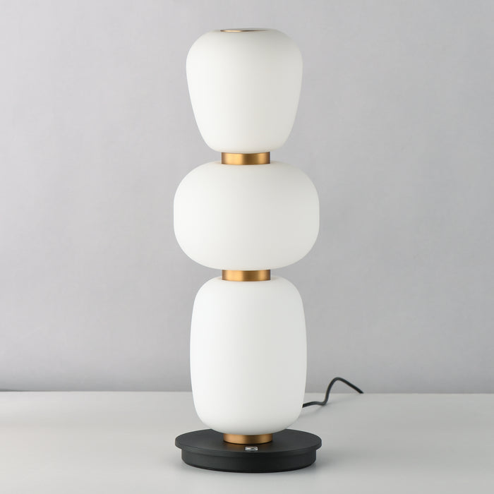 ET2 Soji Triple Stack Portable Lamp Model: E25167-92BKGLD