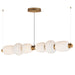 ET2 Soji 60 LED Linear Pendant Model: E25168-92BKGLD
