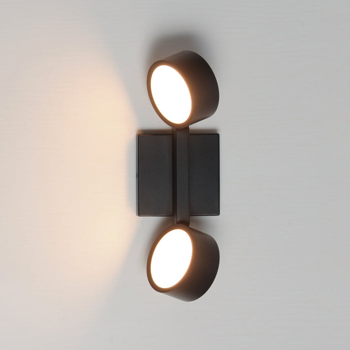 ET2 Embrace 2-Light LED Wall Sconce Model: E30521-BK
