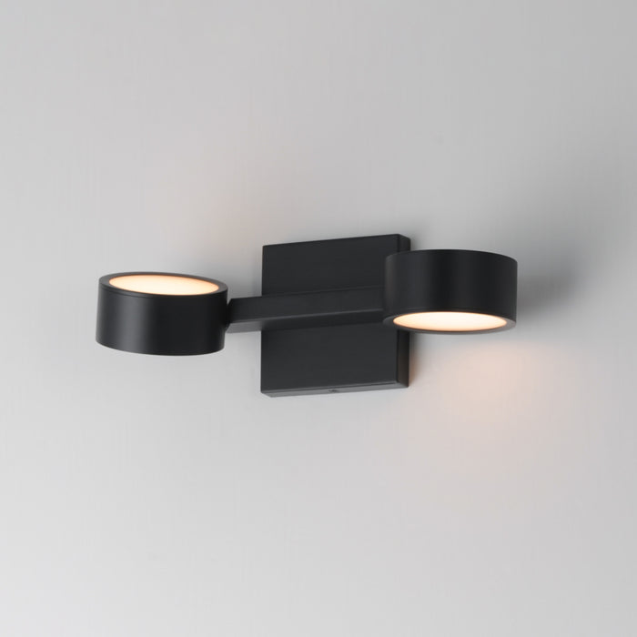 ET2 Embrace 2-Light LED Wall Sconce Model: E30521-BK