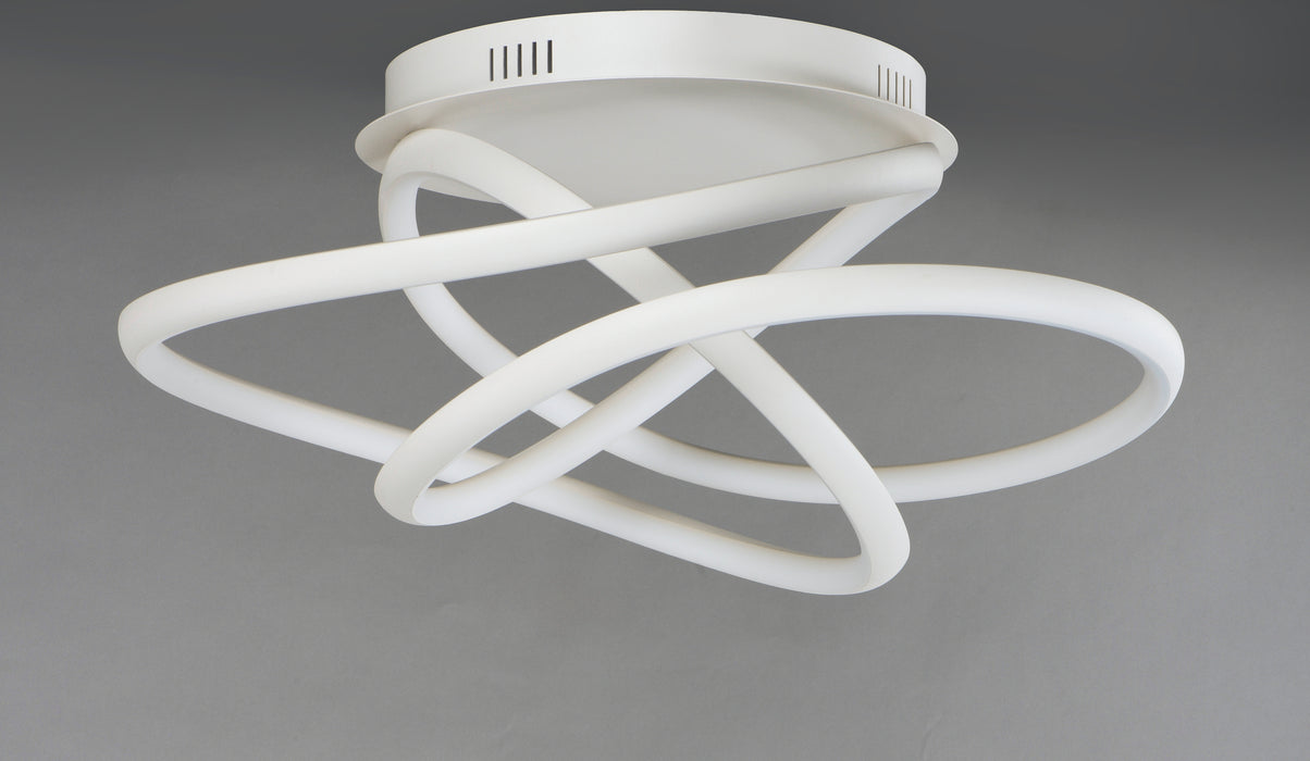 ET2 Twisted LED Flush Mount Model: E30640-MW
