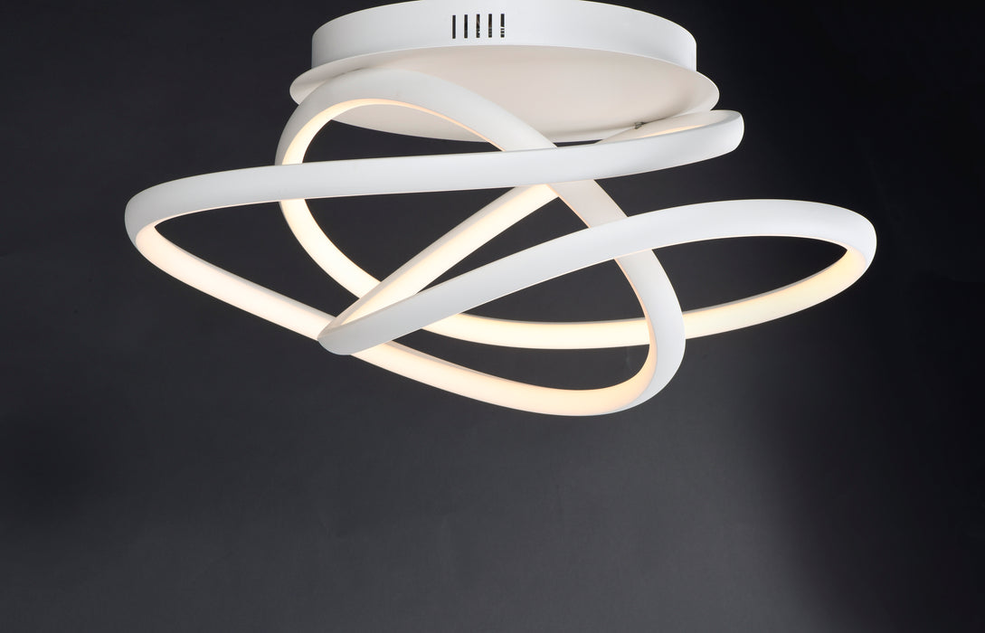 ET2 Twisted LED Flush Mount Model: E30640-MW