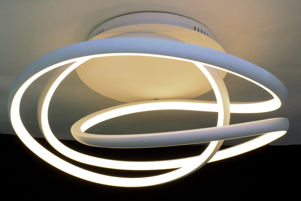 ET2 Twisted LED Flush Mount Model: E30640-MW