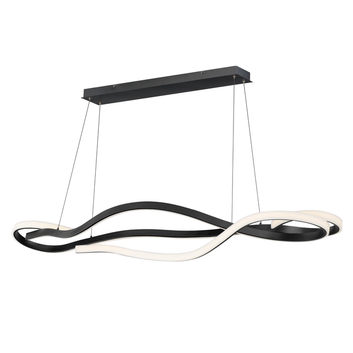 ET2 Serpentine 60 Horizontal Pendant Model: E30666-BK