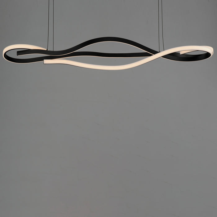 ET2 Serpentine 60 Horizontal Pendant Model: E30666-BK