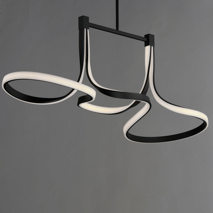 ET2 Serpentine Linear LED Pendant Model: E30668-BK