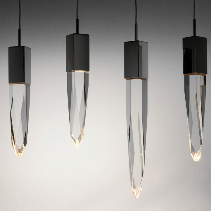 ET2 Quartz 12-Light LED Pendant Model: E31248-20BK
