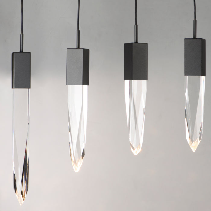 ET2 Quartz 12-Light LED Pendant Model: E31248-20BK