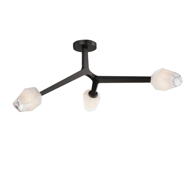 ET2 Blossom 3-Light LED Flush Mount Model: E32790-93BK