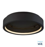 ET2 iCorona 24 LED Flush Mount WiZ Color Model: E35101-BK