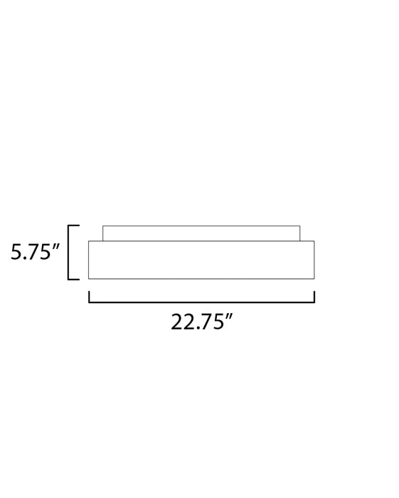 ET2 iCorona 24 LED Flush Mount WiZ Color Model: E35101-MW