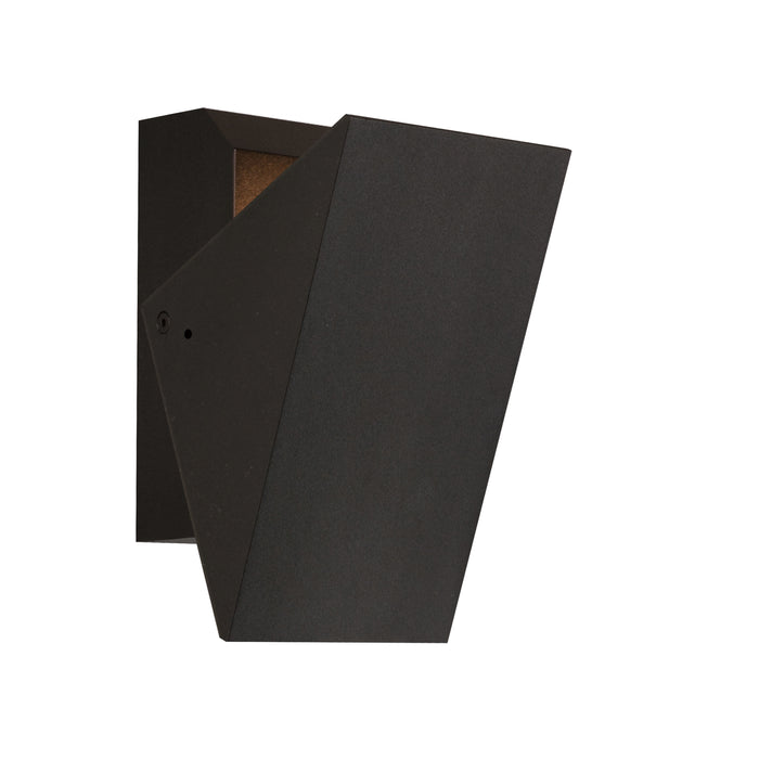 ET2 Alumilux: Tilt Small LED Outdoor Sconce Model: E41331-BK