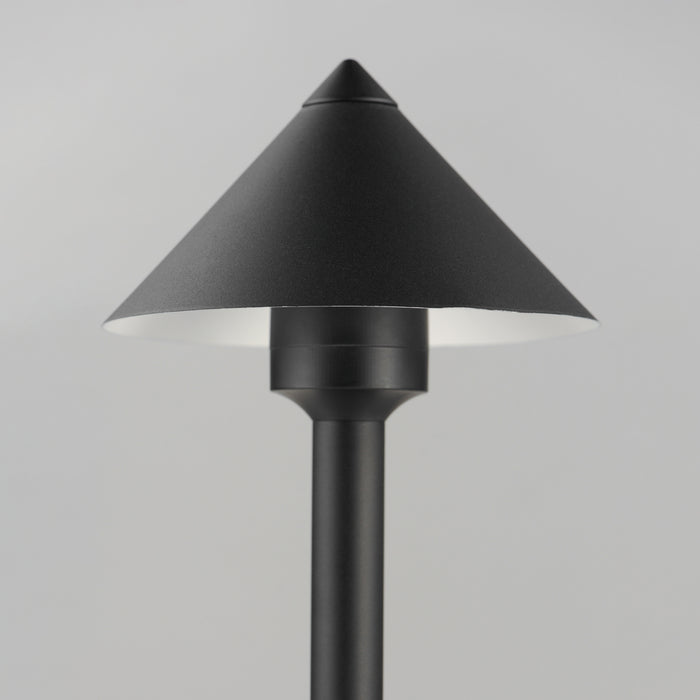 ET2 Alumilux: Landscape Cone Light W/ 24 Pole Model: E41451-BK-24