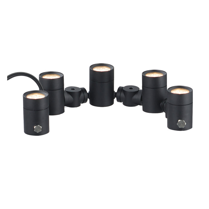 ET2 Tree Hugger 5-Light Tree Spot Light Model: E42315-BK