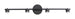 ET2 Taylor 4-Light Fixed Rail LED Track Light Model: E52004-BK