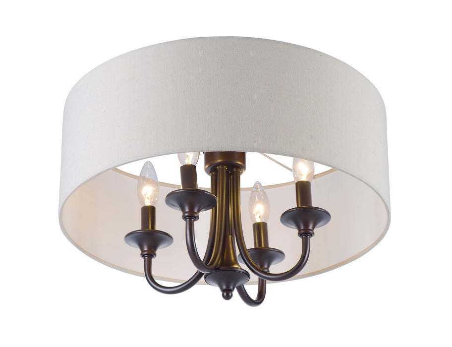 Maxim Bongo 4-Light Pendant / Semi-Flush Mount Model: 10013OMOI