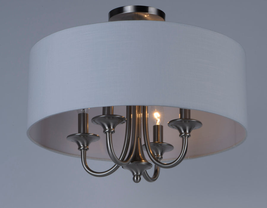 Maxim Bongo 4-Light Pendant / Semi-Flush Mount Model: 10013WLSN