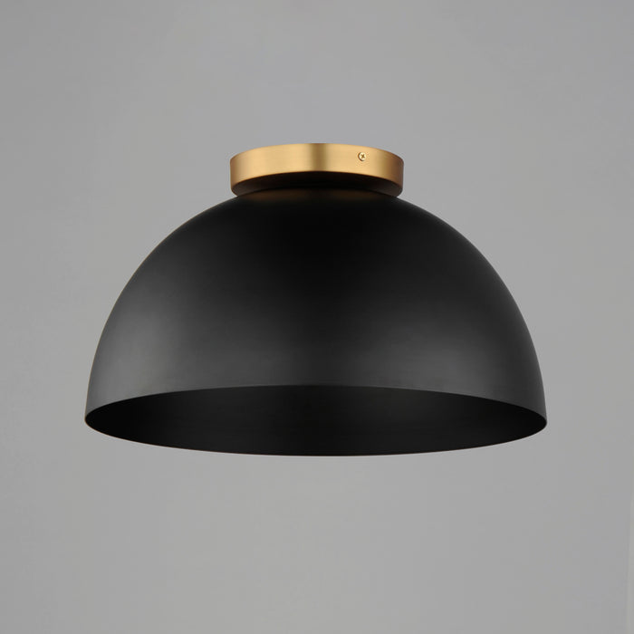 Maxim Thelonious 16 Flush Mount Model: 10029BKNAB