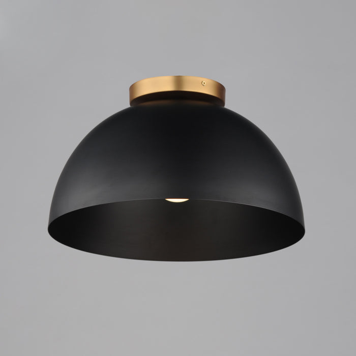 Maxim Thelonious 16 Flush Mount Model: 10029BKNAB