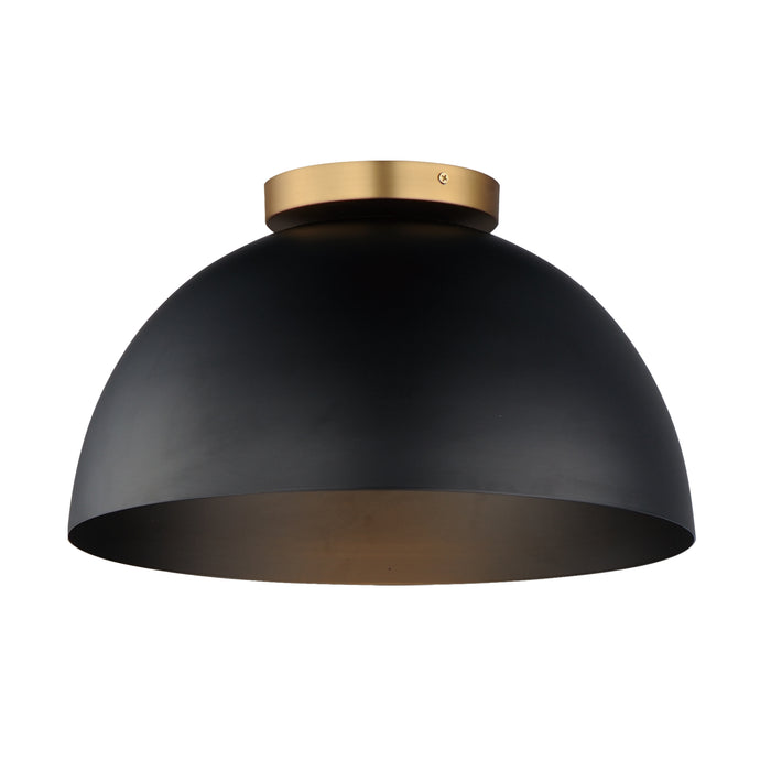 Maxim Thelonious 16 Flush Mount Model: 10029BKNAB