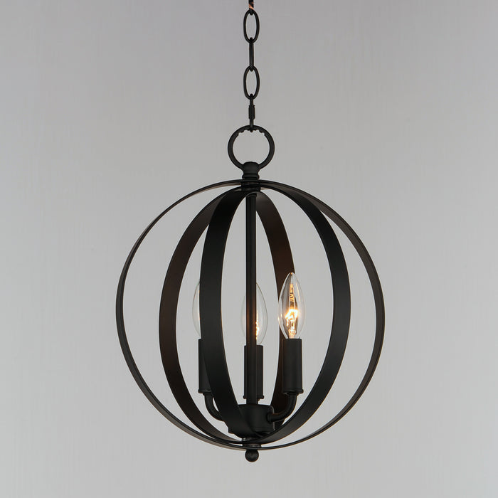 Maxim Provident 3-Light Chandelier Model: 10030BK