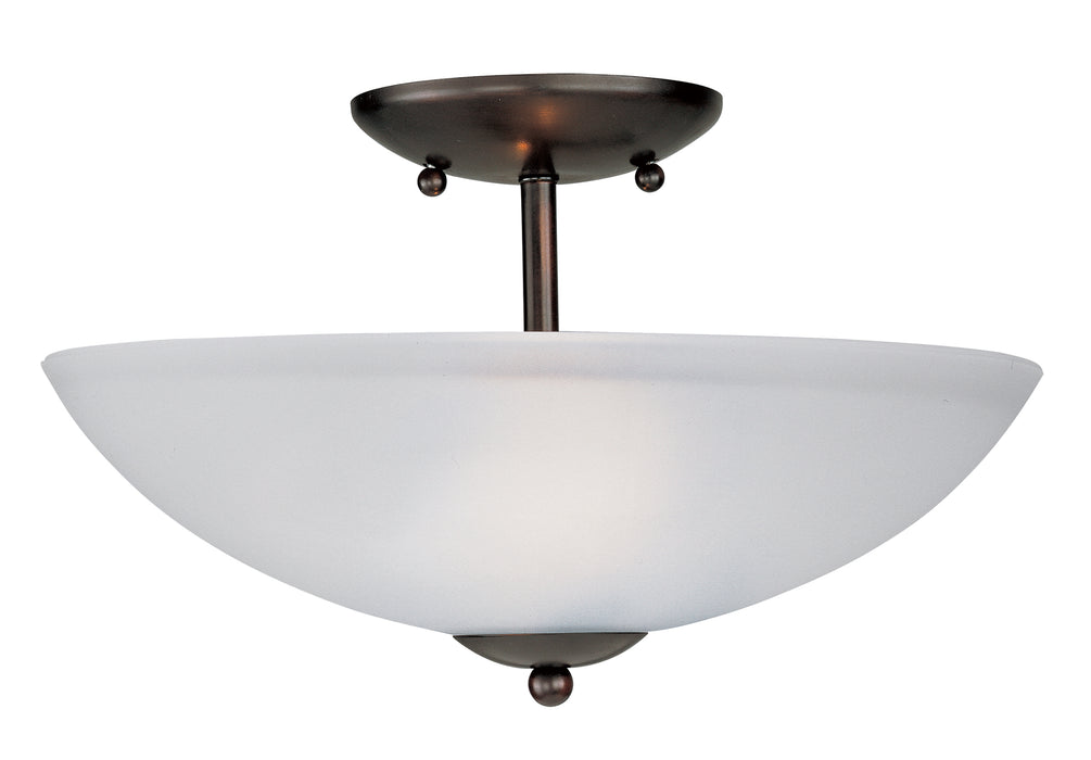 Maxim Logan 2-Light Semi-Flush Mount Model: 10042FTBK