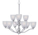 Maxim Stefan 9-Light Chandelier Model: 10066FTSN