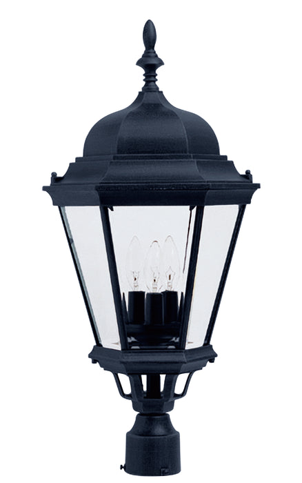 Maxim Westlake Cast 3-Light Outdoor Pole/Post Lantern Model: 1007BK