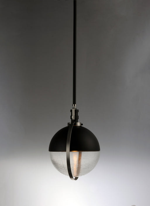 Maxim Axiom 1-Light LED Pendant Model: 10080CLBKSN