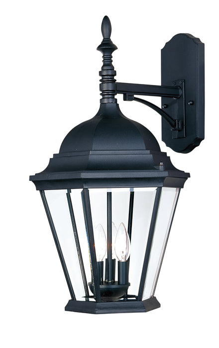 Maxim Westlake Cast 3-Light Outdoor Wall Lantern Model: 1008BK