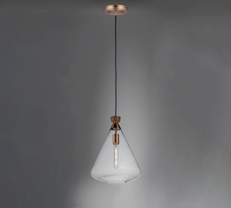 Maxim Abbott 1-Light Pendant Model: 10101CLWOAB