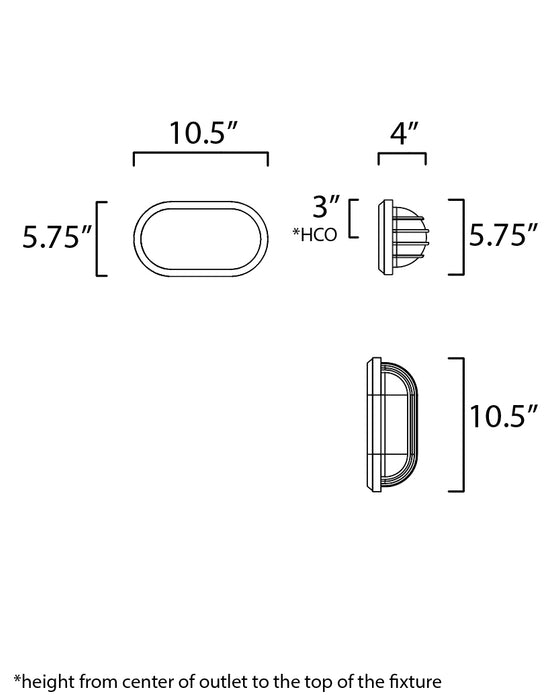 Maxim Bulwark 1-Light Outdoor Wall Sconce Model: 10110FTWT