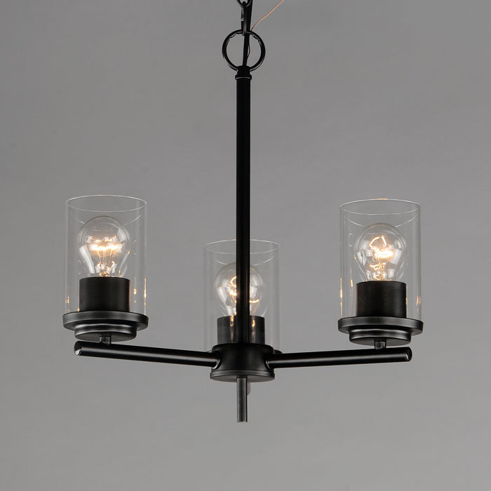 Maxim Corona 3-Light Chandelier Model: 10203CLBK