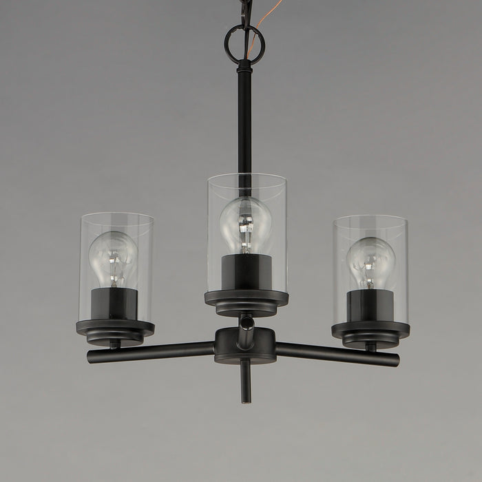 Maxim Corona 3-Light Chandelier Model: 10203CLBK