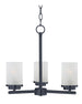 Maxim Corona 3-Light Chandelier Model: 10203FTBK