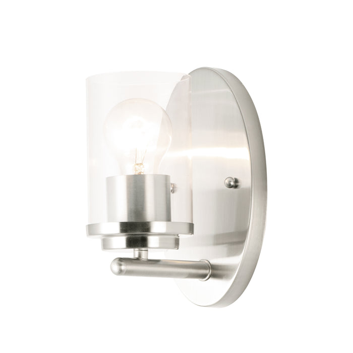 Maxim Corona 1-Light Wall Sconce Model: 10211CLSN