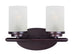 Maxim Corona 2-Light Bath Vanity Model: 10212FTOI