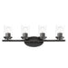 Maxim Corona 4-Light Bath Vanity Model: 10214CLBK